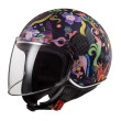 LS2 SPHERE LUX II OF558 ΚΡΑΝΟΣ JET BLOOM BLUE PINK 