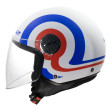LS2 SPHERE LUX II OF558 URBY ΚΡΑΝΟΣ JET MATT WHITE BLUE RED