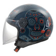 LS2 SPHERE LUX II OF558 MAXCA ΚΡΑΝΟΣ JET GREY RED