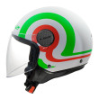 LS2 SPHERE LUX II OF558 URBY ΚΡΑΝΟΣ JET MATT WHITE GREEN RED