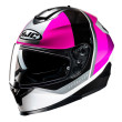 HJC C70N ALIA MC8 ΚΡΑΝΟΣ ΜΗΧΑΝΗΣ FULL FACE PINK SILVER WHITE BLACK