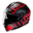 HJC C70N HOLT MC1SF ΚΡΑΝΟΣ ΜΗΧΑΝΗΣ FULL FACE BLACK RED