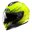 HJC C70N SWAY MC3H ΚΡΑΝΟΣ ΜΗΧΑΝΗΣ FULL FACE BLACK FLUO