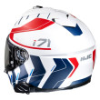 HJC i71 SIMO MC21SF ΚΡΑΝΟΣ FULL FACE WHITE BLUE RED