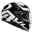 HJC F71 BARD MC5 ΚΡΑΝΟΣ FULL FACE BLACK WHITE
