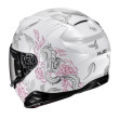 HJC F71 ELIZ MC8 ΚΡΑΝΟΣ FULL FACE WHITE SILVER