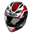 HJC F71 TOZZ MC1 ΚΡΑΝΟΣ FULL FACE WHITE BLACK RED