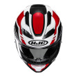 HJC F71 TOZZ MC1 ΚΡΑΝΟΣ FULL FACE WHITE BLACK RED