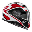 HJC F71 TOZZ MC1 ΚΡΑΝΟΣ FULL FACE WHITE BLACK RED
