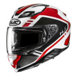 HJC F71 TOZZ MC1 ΚΡΑΝΟΣ FULL FACE WHITE BLACK RED
