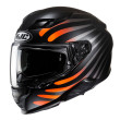 HJC F71 ZEN MC7SF ΚΡΑΝΟΣ FULL FACE BLACK ORANGE