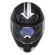 LS2 VECTOR II FF811 SPLITTER ΚΡΑΝΟΣ FULL FACE BLACK WHITE