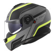 LS2 FF908 STROBE II MONZA ΚΡΑΝΟΣ ΜΗΧΑΝΗΣ FLIP UP MATT TITANIUM FLUO