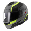 LS2 FF908 STROBE II MONZA ΚΡΑΝΟΣ ΜΗΧΑΝΗΣ FLIP UP MATT TITANIUM FLUO