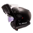 LS2 FF908 STROBE II ΚΡΑΝΟΣ ΜΗΧΑΝΗΣ FLIP UP MATT BLACK