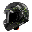 LS2 RAPID II FF353 PIRATES ΚΡΑΝΟΣ FULL FACE MATT TITANIUM BLACK FLUO