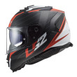 LS2 FF800 STORM II NERVE ΚΡΑΝΟΣ FULL FACE MATT RED BLACK