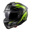 LS2 STREAM II FF808 ΚΡΑΝΟΣ FULL FACE FURY GREEN BLACK