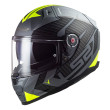 LS2 VECTOR II FF811 SPLITTER ΚΡΑΝΟΣ FULL FACE MATT BLACK FLUO 