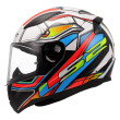 LS2 RAPID II FF353 XDRON ΚΡΑΝΟΣ FULL FACE WHITE BLUE RED