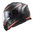 LS2 FF800 STORM II RACER ΚΡΑΝΟΣ FULL FACE MATT BLACK ORANGE