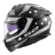 LS2 STREAM II FF808 GALDAM ΚΡΑΝΟΣ FULL FACE BLACK SILVER
