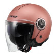 LS2 CLASSY OF620 ΚΡΑΝΟΣ JET MATT GOLD PINK