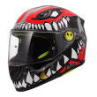 LS2 FF812 KID ΠΑΙΔΙΚΟ ΚΡΑΝΟΣ FULL FACE PUNK GLOSS GREY/ RED