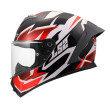 LS2 RAPID III XTREM FF820 ΚΡΑΝΟΣ FULL FACE RED WHITE BLACK