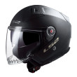 LS2 INFINITY II OF603 ΚΡΑΝΟΣ JET MATT BLACK HPFC