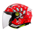 LS2 OF622 FUNNY II PAWS ΠΑΙΔΙΚΟ ΚΡΑΝΟΣ JET RED WHITE