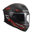 LS2 RAPID III KAIJU II FF820 ΚΡΑΝΟΣ FULL FACE MATT BLACK RED