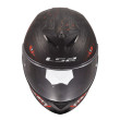 LS2 RAPID III KAIJU II FF820 ΚΡΑΝΟΣ FULL FACE MATT BLACK RED