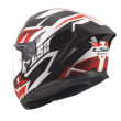 LS2 RAPID III XTREM FF820 ΚΡΑΝΟΣ FULL FACE RED WHITE BLACK