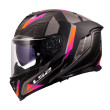 LS2 STORM III FF818 ΚΡΑΝΟΣ FULL FACE SPORTY MATT GREY PURPLE 