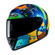 HJC Y10 MIKA MC23 ΠΑΙΔΙΚΟ ΚΡΑΝΟΣ ΜΗΧΑΝΗΣ FULL FACE BLUE YELLOW