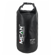 MCAN DRY BAG ΑΔΙΑΒΡΟΧΟΣ ΣΑΚΟΣ ΜΕ ΛΟΥΡΙ ΩΜΟΥ 15L ΜΑΥΡΟΣ