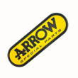 ARROW EXHAUSTS ΜΕΤΑΛΛΙΚΟ ΑΥΤΟΚΟΛΛΗΤΟ ΣΗΜΑ ΑΛΟΥΜΙΝΙΟΥ 