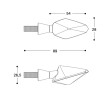BARRACUDA ΦΛΑΣ ΜΗΧΑΝΗΣ MINI VIPER LED BLACK N1001/VN