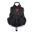 MOTOCENTRIC ΑΔΙΑΒΡΟΧΟ ΣΑΚΙΔΙΟ ΠΛΑΤΗΣ 48LT BLACK/ RED