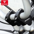 MOTOWOLF CNC ΣΕΤ ΑΠΟΣΤΑΤΕΣ ΑΝΥΨΩΣΗΣ ΤΙΜΟΝΙΟΥ ΜΟΤΟΣΥΚΛΕΤΑΣ 7/8” (22ΜΜ) BLACK