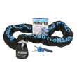 OXFORD MONSTER ΑΛΥΣΙΔΑ ΜΗΧΑΝΗΣ 14mm HEX CHAIN & PADLOCK 1.5M OF17