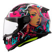 LS2 FF812 KID CYBERG ΠΑΙΔΙΚΟ ΚΡΑΝΟΣ ΜΗΧΑΝΗΣ FULL FACE PINK BLACK