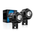NOVISIGHT ΠΡΟΒΟΛΑΚΙΑ ΜΗΧΑΝΗΣ LED ΑΔΙΑΒΡΟΧΑ 12-30V 150W 2000LM IP68 ΜΑΥΡΑ ΖΕΥΓΟΣ