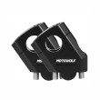 MOTOWOLF CNC ΣΕΤ ΑΠΟΣΤΑΤΕΣ ΑΝΥΨΩΣΗΣ ΤΙΜΟΝΙΟΥ ΜΟΤΟΣΥΚΛΕΤΑΣ 7/8” (22ΜΜ) BLACK