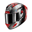 SHARK AERON ΚΡΑΝΟΣ FULL FACE EDGY CARBON RED CHROME