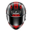 SHARK AERON EDGY ΚΡΑΝΟΣ FULL FACE CARBON/RED/CHROME