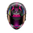 SHARK AERON ΚΡΑΝΟΣ FULL FACE FAWN CARBON/VIOLET/YELLOW