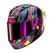 SHARK AERON ΚΡΑΝΟΣ FULL FACE FAWN CARBON/VIOLET/YELLOW