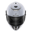 SHARK SPARTAN RS ΚΡΑΝΟΣ FULL FACE BLANK WHITE SILVER